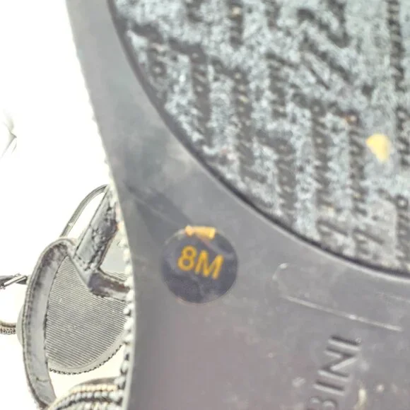 Gianni Bini Avellia Black Jewel Embellished T-Strap Sandals โ Women's Size 8M - Picture 9 of 14